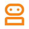 <svg xmlns="http://www.w3.org/2000/svg" height="24px" viewBox="0 -960 960 960" width="24px" fill="#FF8413"><path d="M160-120v-200q0-33 23.5-56.5T240-400h480q33 0 56.5 23.5T800-320v200H160Zm200-320q-83 0-141.5-58.5T160-640q0-83 58.5-141.5T360-840h240q83 0 141.5 58.5T800-640q0 83-58.5 141.5T600-440H360ZM240-200h480v-120H240v120Zm120-320h240q50 0 85-35t35-85q0-50-35-85t-85-35H360q-50 0-85 35t-35 85q0 50 35 85t85 35Zm0-80q17 0 28.5-11.5T400-640q0-17-11.5-28.5T360-680q-17 0-28.5 11.5T320-640q0 17 11.5 28.5T360-600Zm240 0q17 0 28.5-11.5T640-640q0-17-11.5-28.5T600-680q-17 0-28.5 11.5T560-640q0 17 11.5 28.5T600-600ZM480-200Zm0-440Z"/></svg>