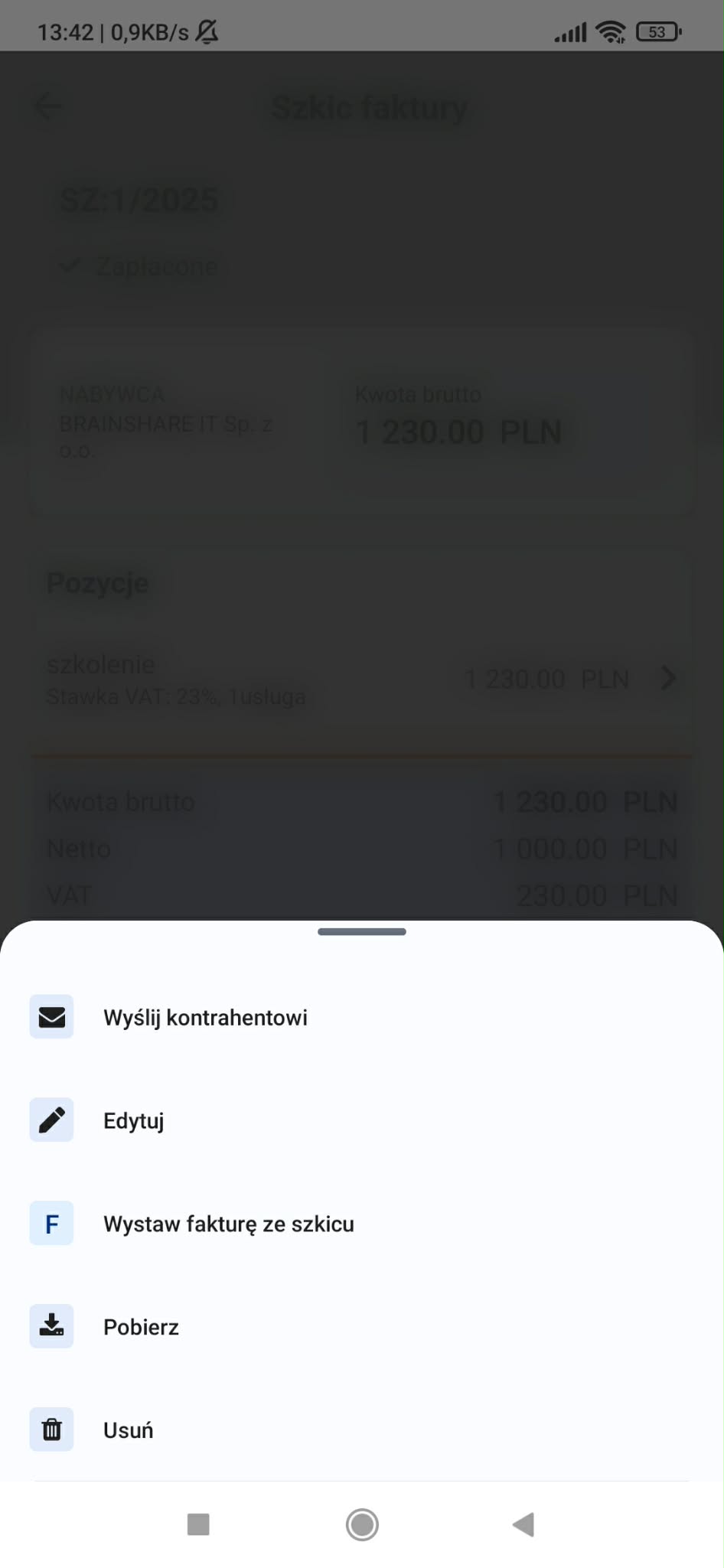 Edycja szkicu 1