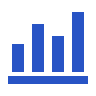 <svg xmlns="http://www.w3.org/2000/svg" height="24px" viewBox="0 -960 960 960" width="24px" fill="#2854C5"><path d="M80-120v-80h800v80H80Zm40-120v-280h120v280H120Zm200 0v-480h120v480H320Zm200 0v-360h120v360H520Zm200 0v-600h120v600H720Z"/></svg>