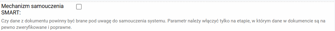Fragment ekranu konfiguracji etapu obiegu